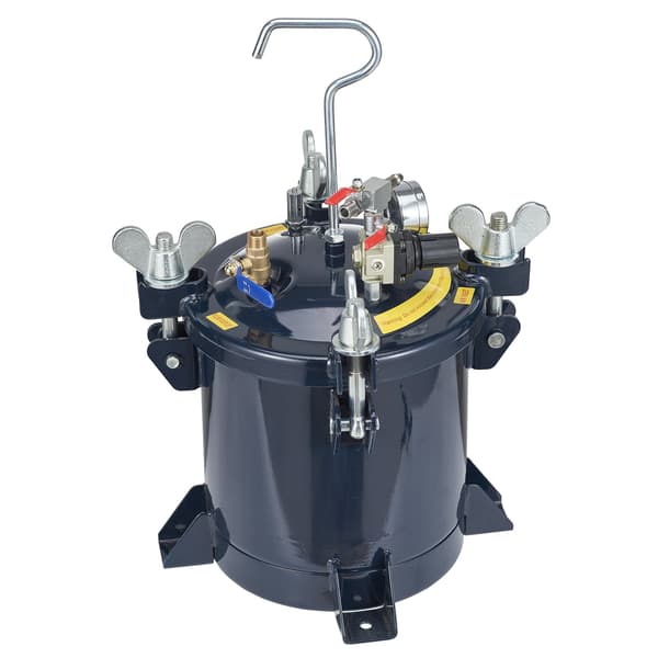 Färgtryckbehållare, 10 l, 2,5 gal, 70 psi