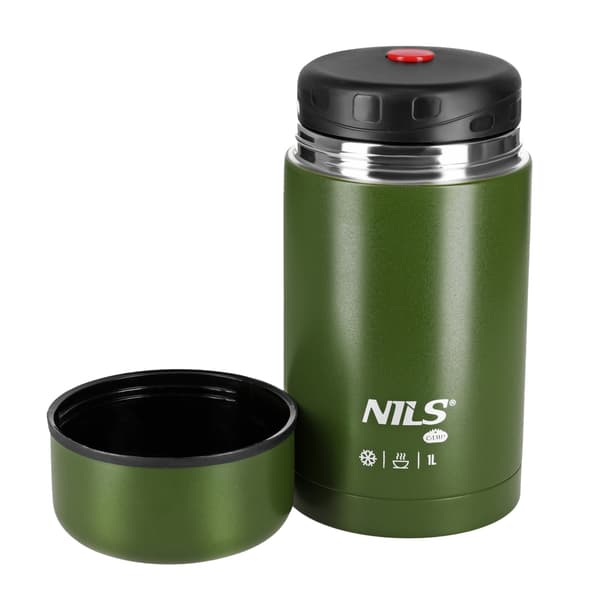 Lounastermos 1000 ml, vihreä, eristetty pullo