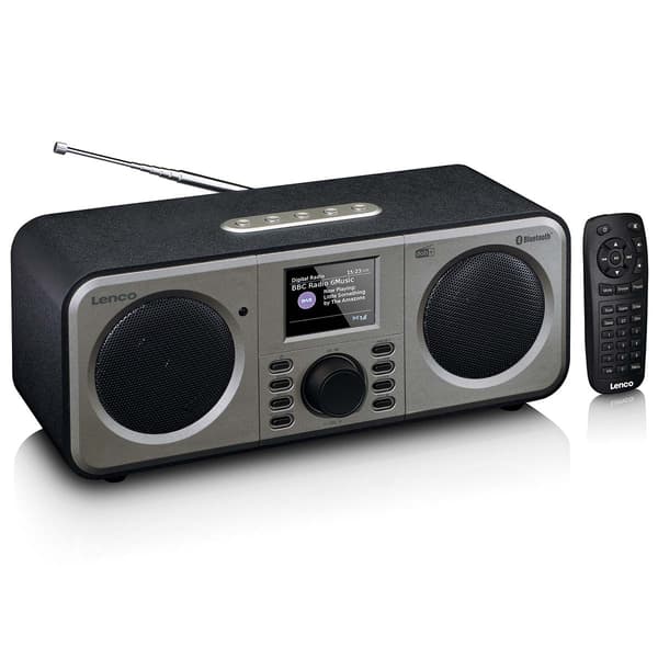 Stereo DAB+ FM-radio med Bluetooth® Black