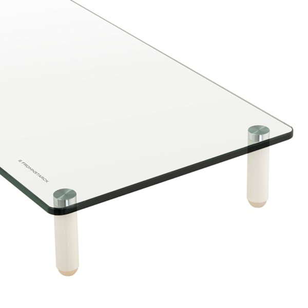 Monitorhylla, skärm 13-32'', glas, max. 20 kg, 100x26x8,3 cm
