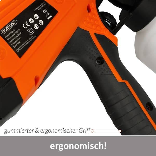 Färgspruta 500W, 3 sprutmönster, 800ml kapacitet