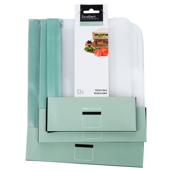 Mat ziplock påsar 1 / 1,2 / 1,6 l 7 st.