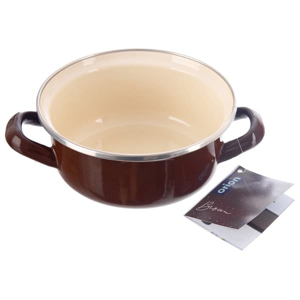 BRUN emaljgryta 16 cm, 1 l