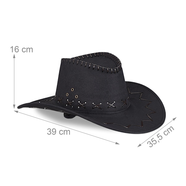 Karneval med cowboyhatt