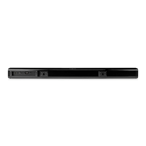 Soundbar | 2.0 | DSP | 40 W | 1x 3.5 mm / 1x Coax Audio / 1x Optinen / 1x USB | 1x HDMI (tukee ARC) | Bluetooth® | Kiinnitettävä | Musta