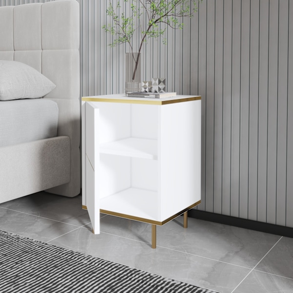Natbord Imaj - Hvid, Guld