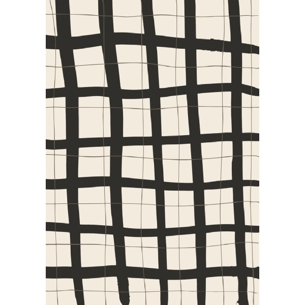Black Grid - 70x100 cm