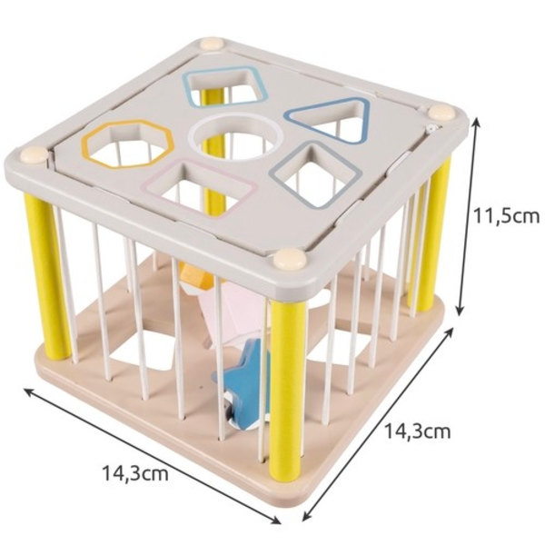 Sorter - sanseterning i træ 22885