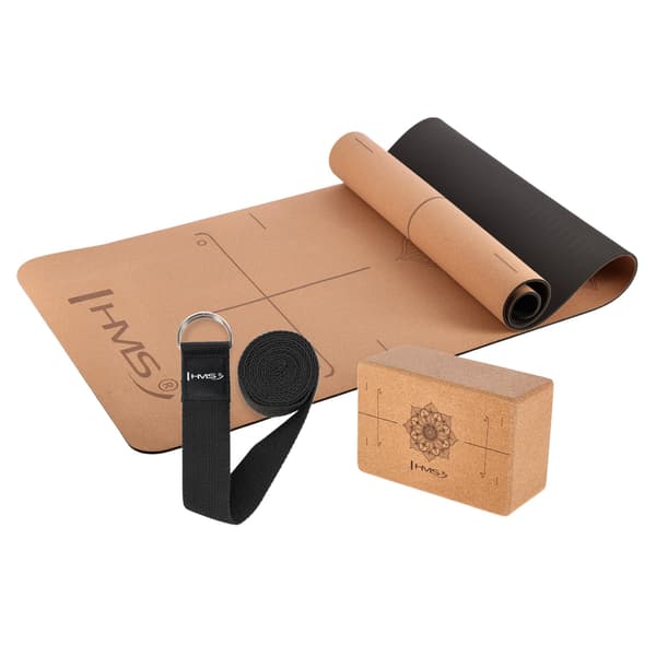 Yogaset – korkmatta, block, rem