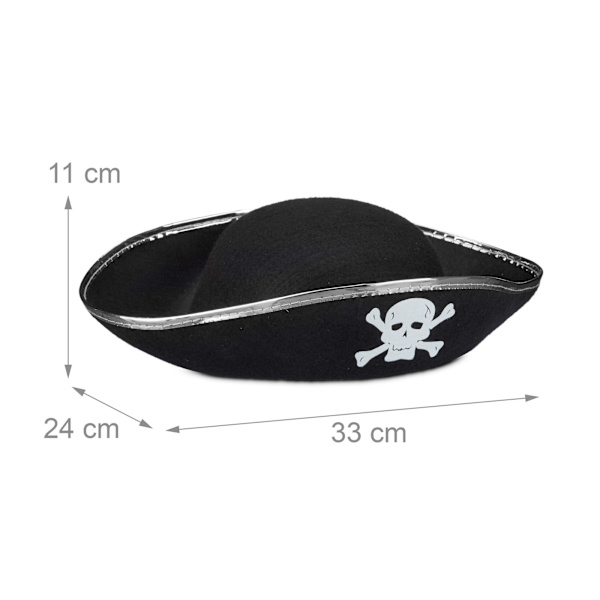 Piratmössa 4-pack
