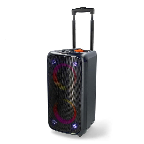 Bluetooth® Party Speaker | Maksimal batteritid: 5 timer | 240 W | Bærehåndtag | Fest lys | Equalizer | Orange / Sort