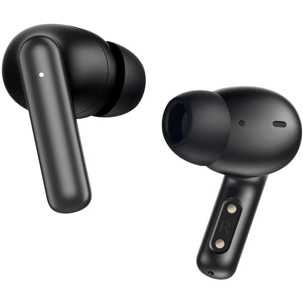In-Ear TWS-øretelefoner, ANC, ENC, touchscreen-etui, sort