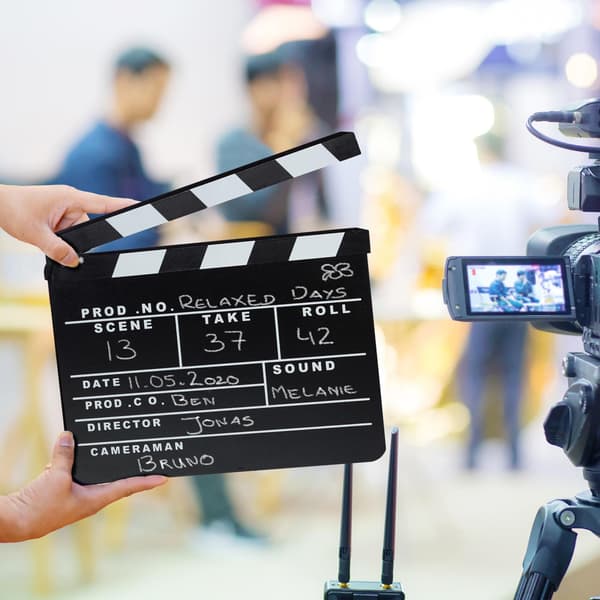 Filmflik svart