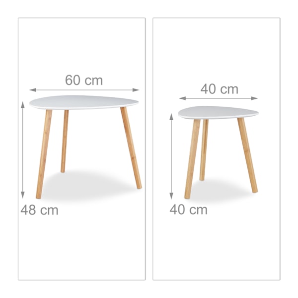 Spisebordssæt af 2 i skandinavisk design