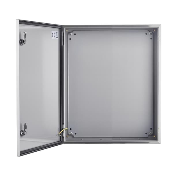 El-kabinet i rustfrit stål 60x50x20cm, IP66, vægmontering