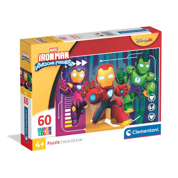 Marvel Iron-Man -palapeli, 60 palaa, lasten haaste