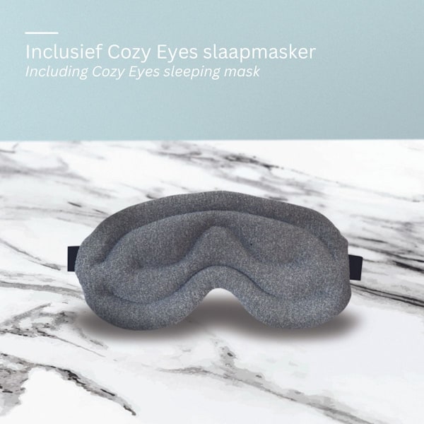 Cozy Boots & Cozy Eyes - lämmittävät/viilentävät tossut ja silmänaamio