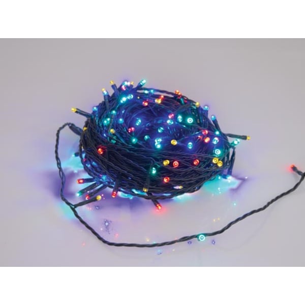 Novalight Led - 24 M - 160 Flerfärgade lampor - Grön Tråd
