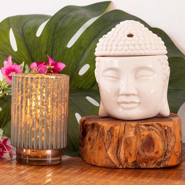 Buddha Keramisk Aromalampe til Æteriske Olier