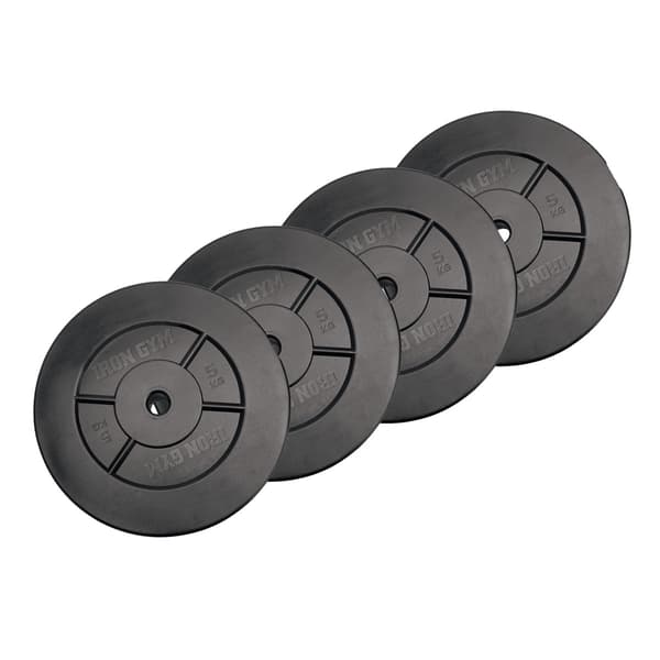 Iron Gym - Vægtskiver 4 x 5 kg