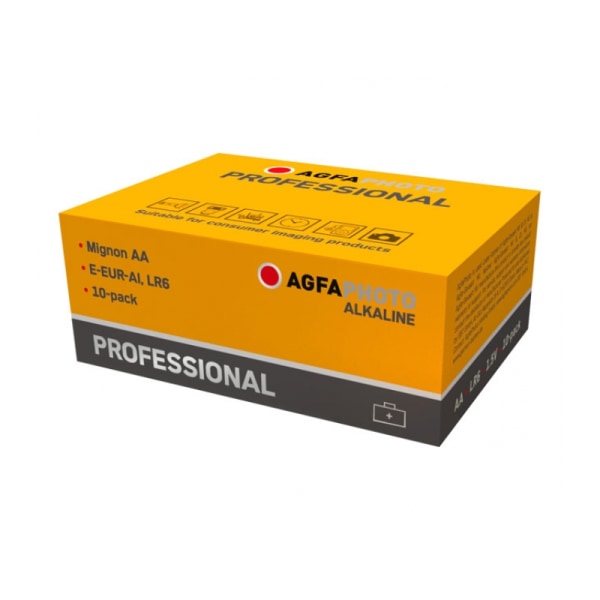 AGFAPHOTO batteri Alkaline Professional Mignon AA (10-pak)