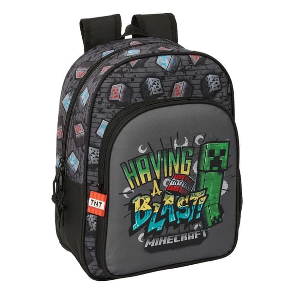 Minecraft Graffiti justerbar rygsæk 34 cm