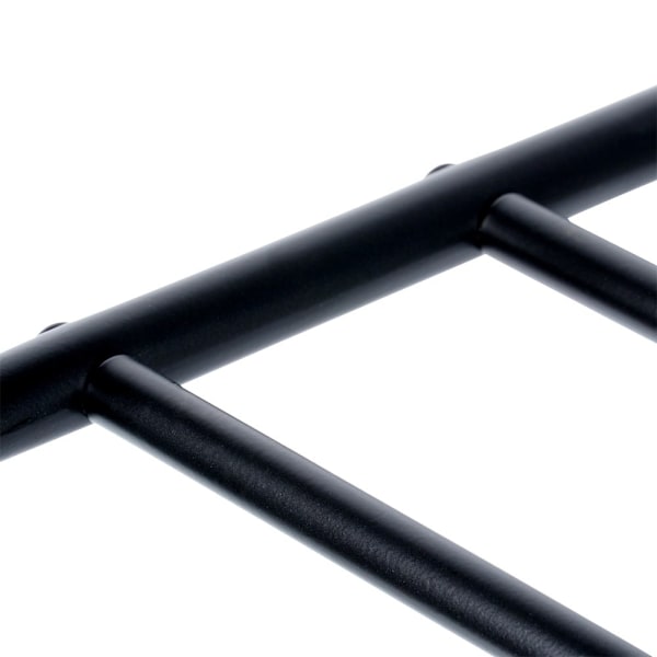 Skohylde metal sort 3-plan 63x28x60 cm