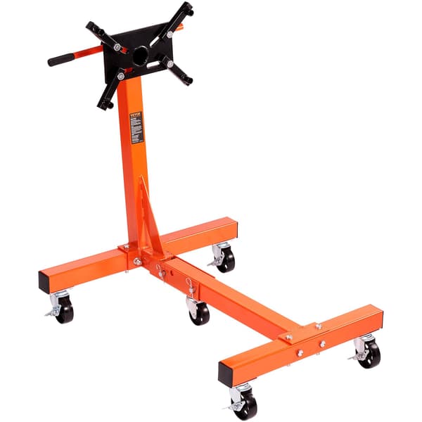 Motorstativ 1500 lb, 360 roterande, fällbart med 5 hjul