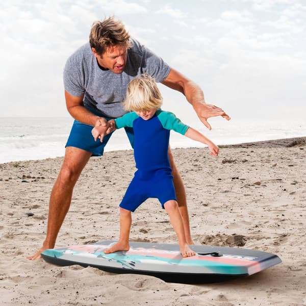 Bodyboard Boogie Board 33-41 tommer, EPS-kerne, håndledssnor