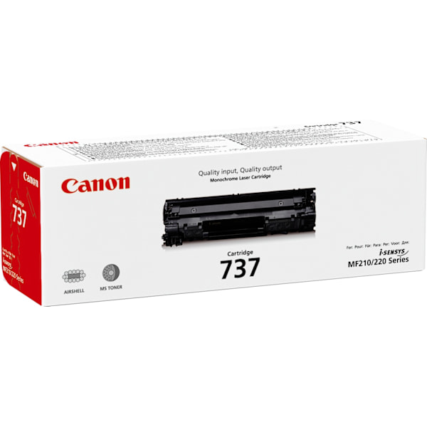 Canon 737 - laser tonerpatron, sort