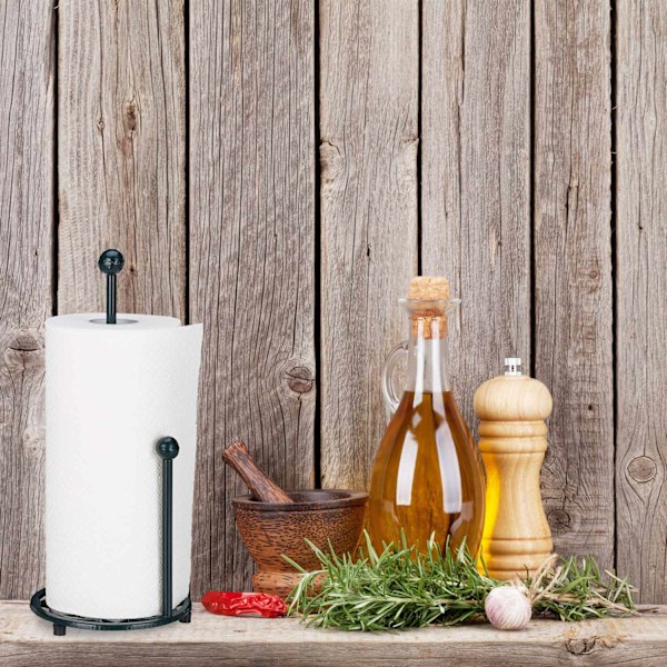 Hushållspappershållare retrodesign grön
