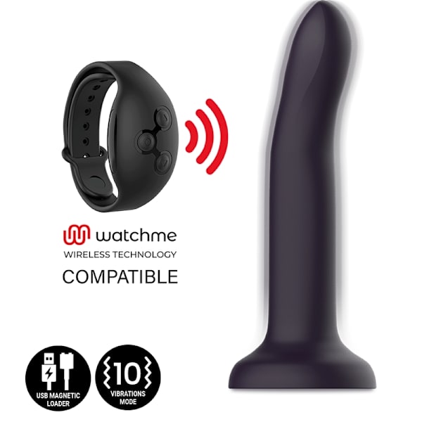 Mythology Duman Mystic Dildo S - Vibrator Watchme Trådløs teknologi kompatibel