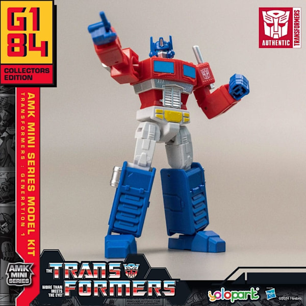 Transformers: Generation One AMK Mini Series muovinen mallisarja Optimus Prime 12 cm