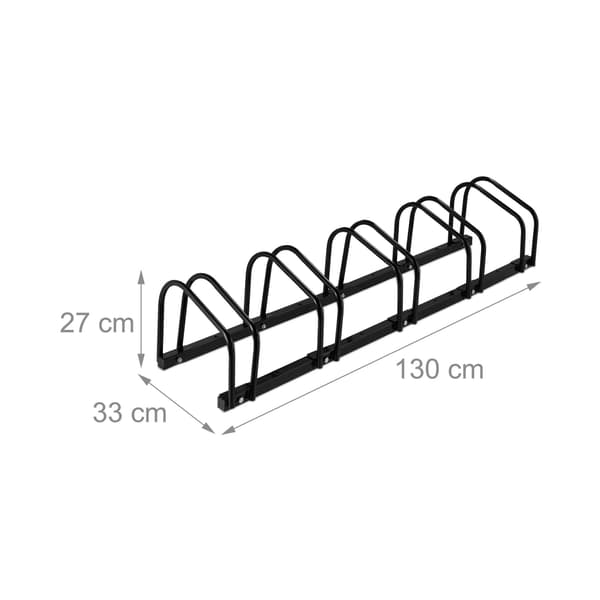 Cykelstativ til 5 cykler