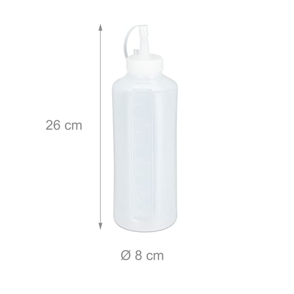 4x pressflaskor 1000ml