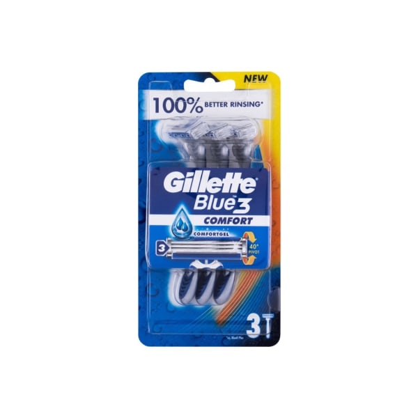 Gillette - Blue3 Comfort - For Men, 3 pc
