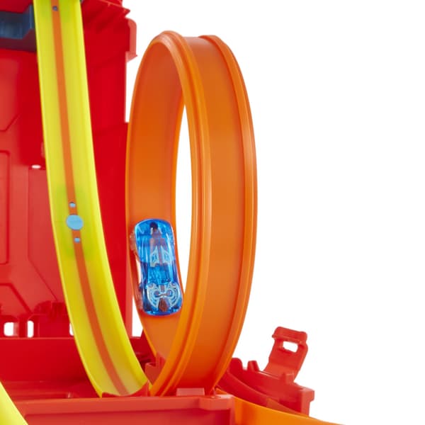 Bränsledunk Stuntbox Lekset med Bana och Bil, 6+