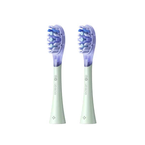 OCLEAN Børstehoved Ultra White 2 Pack Green