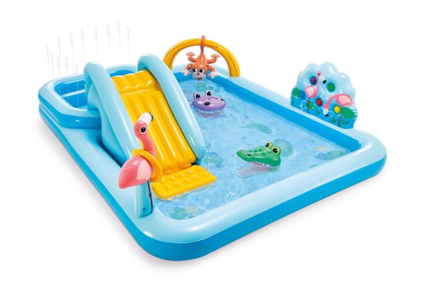 Vattenpool lekplats slide intex 57161