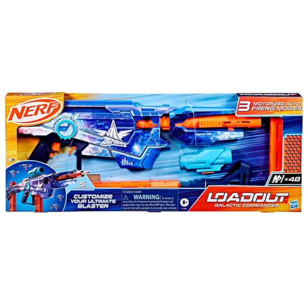 Nerf Loadout Blaster med 3 affyringstilstande og 48 pile