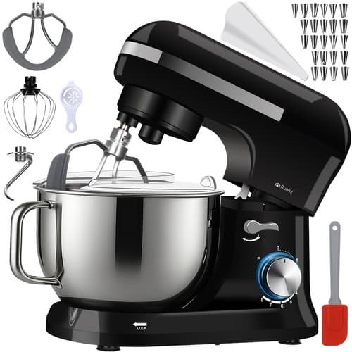 Planetarisk foodprocessor, 1000W, 4,5L skål, sort