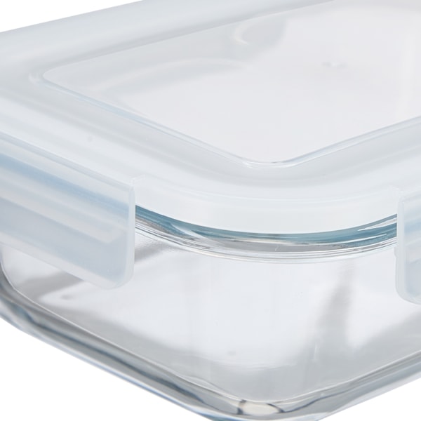 Glasburkar med lock i set
