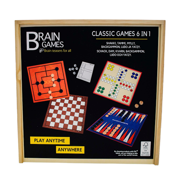 Brain Games Klassikkopelit 6 In 1