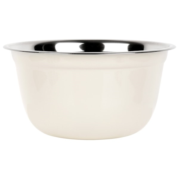 Hvid køkkenskål i stål 26 cm, 4,2 l