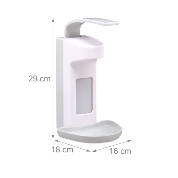Dispenser til desinfektionsmiddel 500 ml sæt af 2