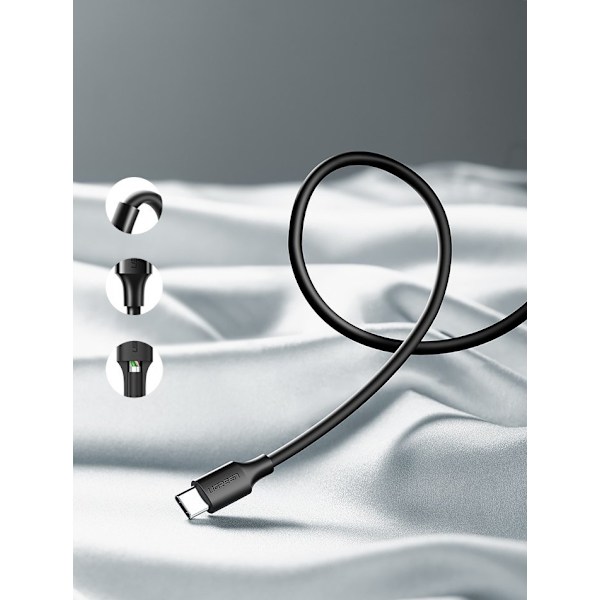 USB-kaapeli - USB-C 3A 3m musta