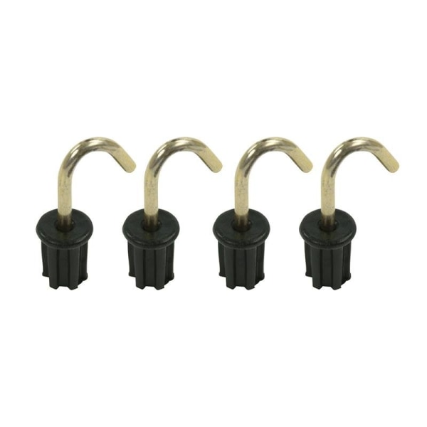 Teltstangsstuds bukket 22mm 4 stk i blister