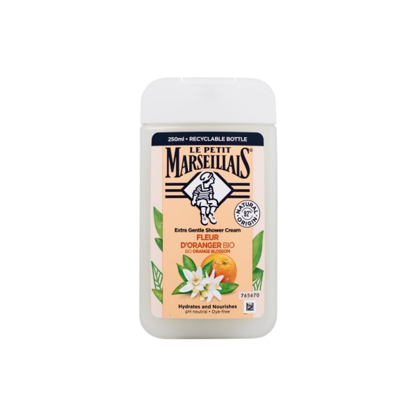 Le Petit Marseillais - Extra Gentle Shower Cream Organic Orange Blossom - Unisex, 250 ml