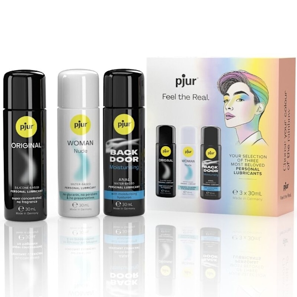 Pjur - Pride Sæt Premium Smøremidler 3 X 30 Ml