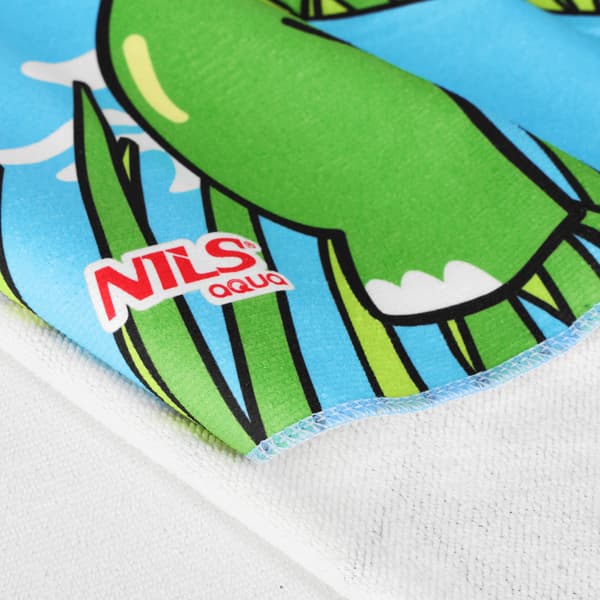 Poncho-handduk, krokodil- och enhörningsdesign för barn